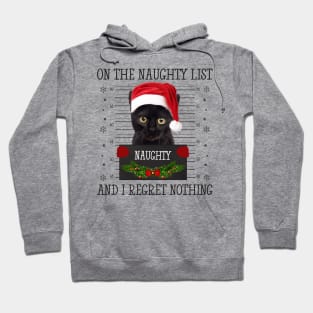 On The Naughty List, And I Regret Nothing Hoodie